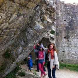 Holding the castle walls - literally
